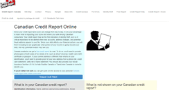 Desktop Screenshot of canadian-creditreport.com
